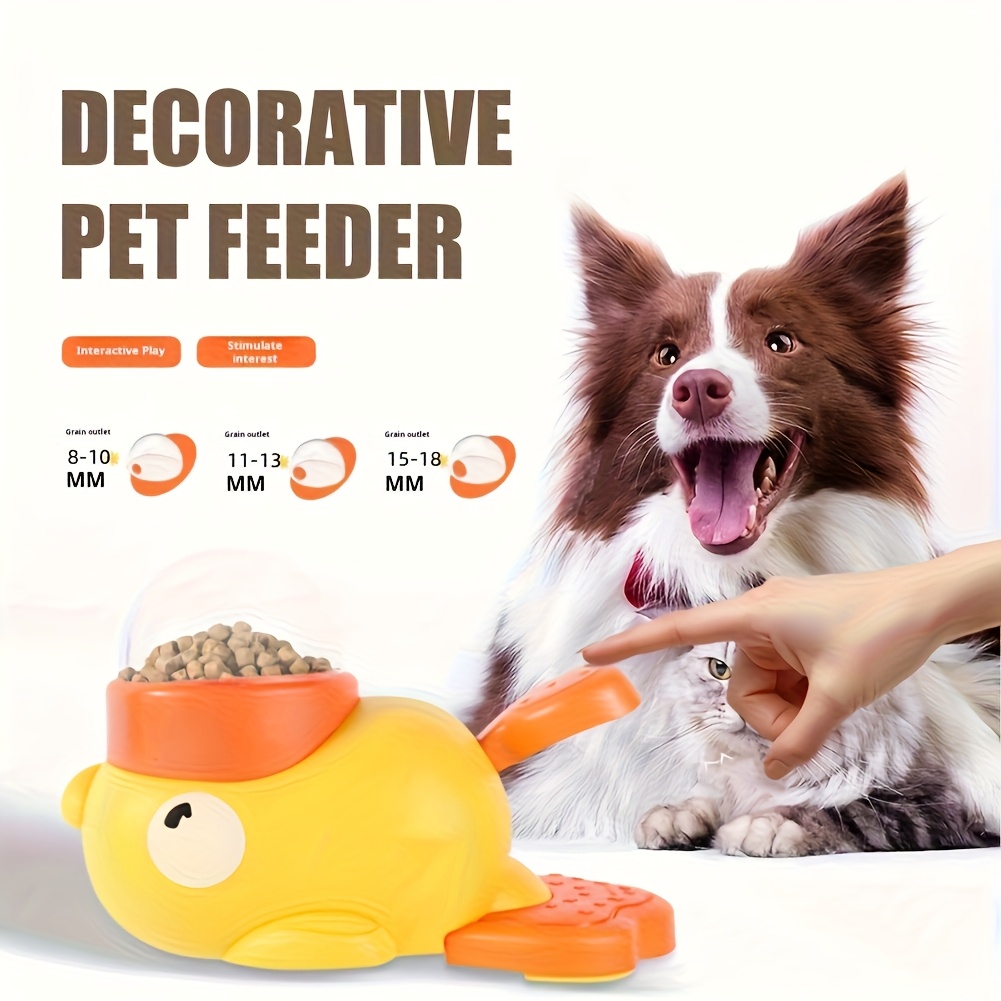 Dog Puzzle Feeder Toy - Pet slow food bowl, duck dog