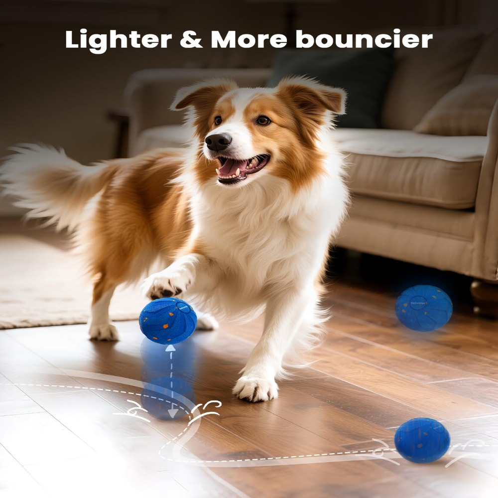 Bite Resistant Smart Dog Ball  - огляд і ціна Automatic Moving Dog Ball