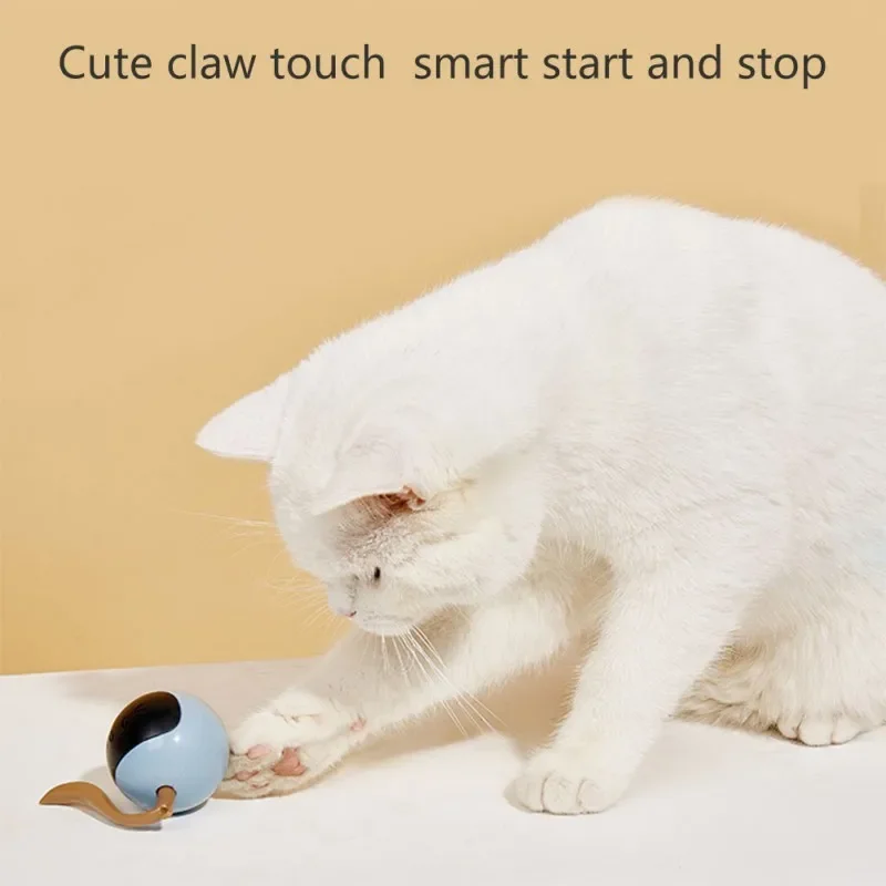 Interactive Cat Ball Toy USB R - огляд і ціна Automatic Moving Dog Ball