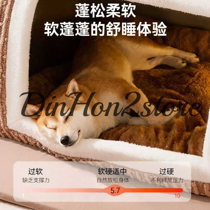 Kennel winter thickened large  - огляд і ціна Pet Beds
