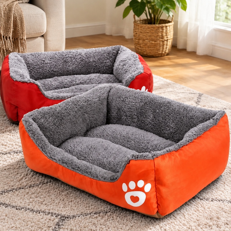 Soft Plush Cushion Bed for Sma - огляд і ціна Interactive Squeaky Plush Dog Toy