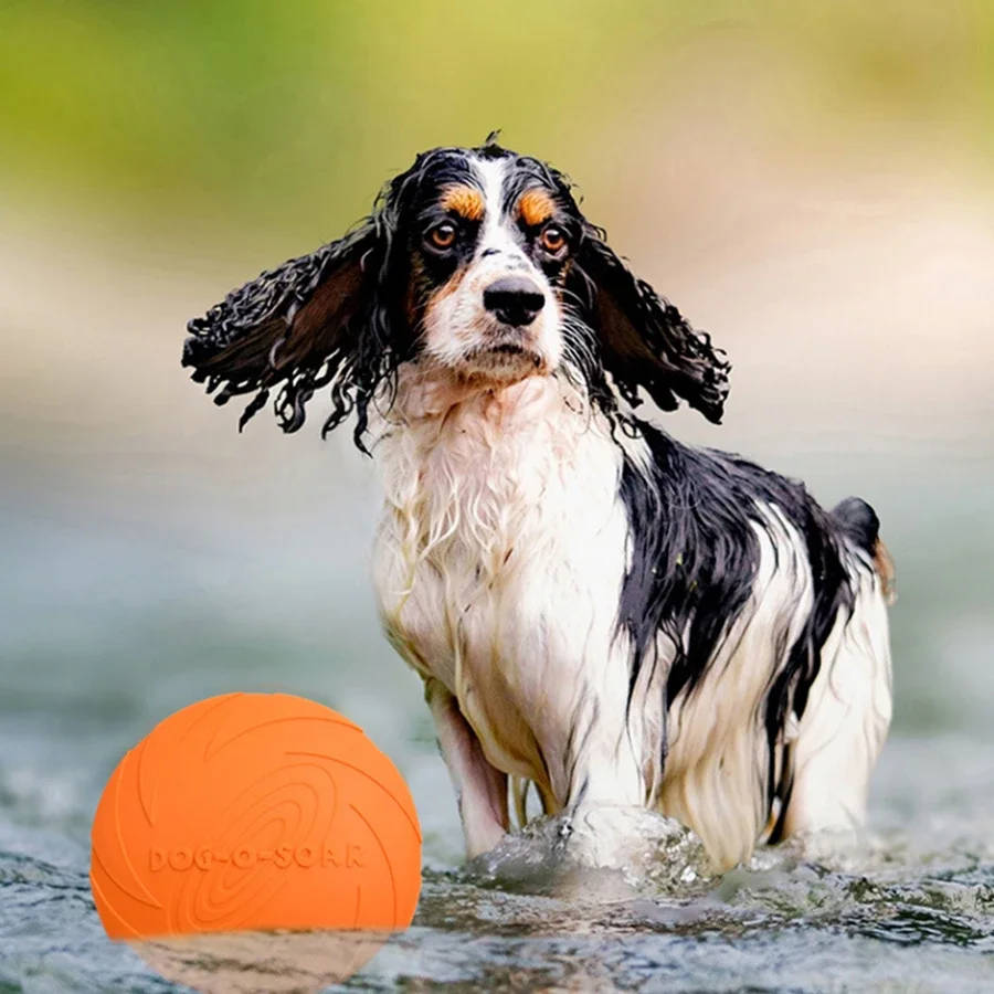 G Large Dog Golden Fur Pet Fly - огляд і ціна Flying Disc Dog Training Toy