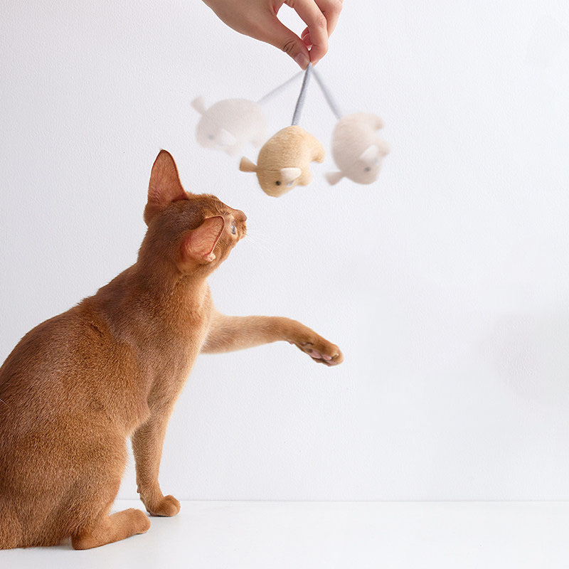 Plush Catnip Mice Toys For Cat - огляд і ціна Catnip Interactive Plush Mouse