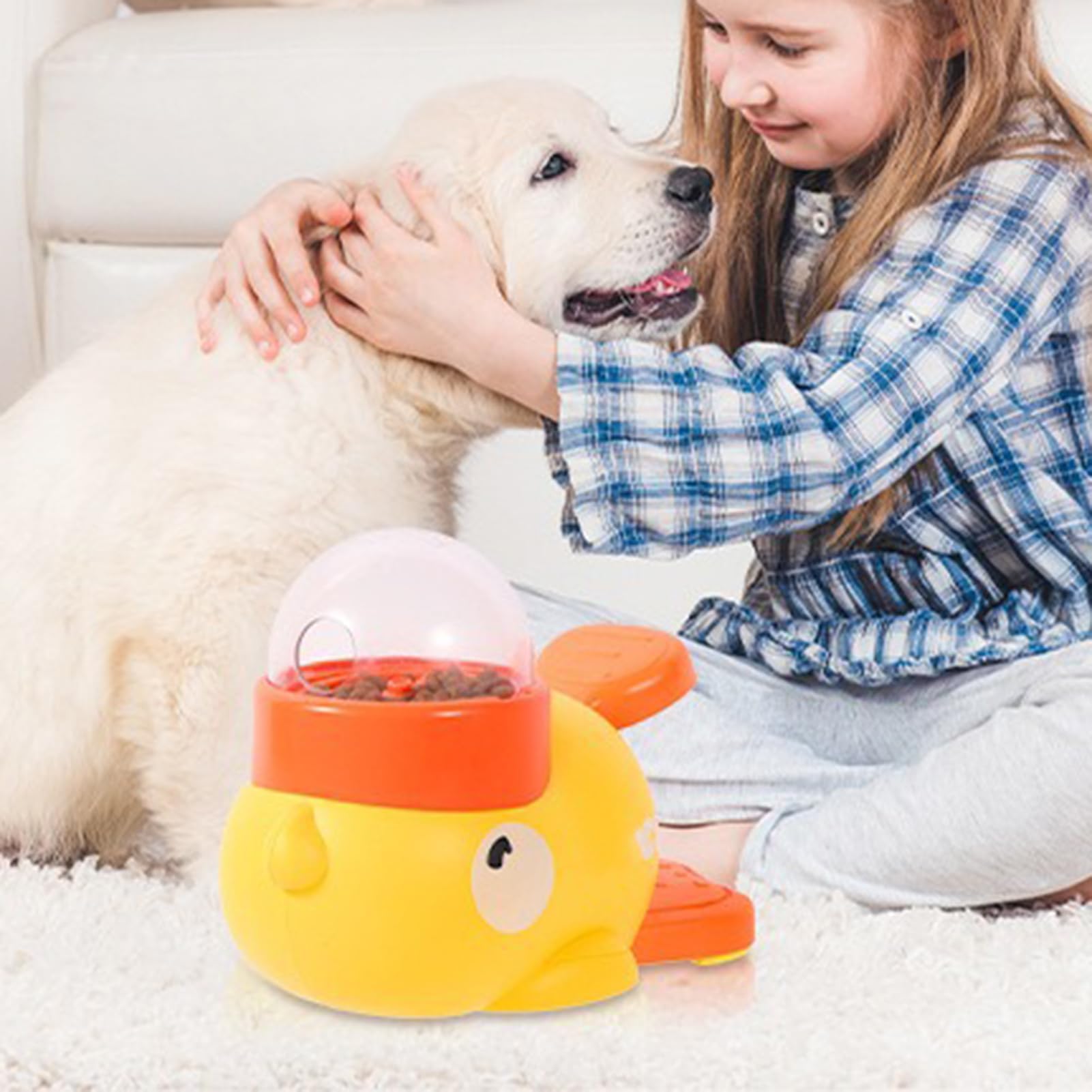 Pet slow food bowl, duck dog s - огляд і ціна Dog Puzzle Feeder Toy