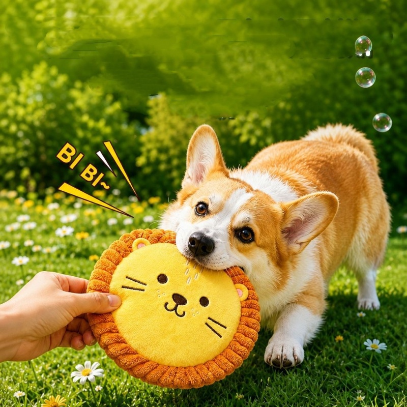 Pet Toy Interactive Plush Sque - огляд і ціна Flying Disc Dog Training Toy
