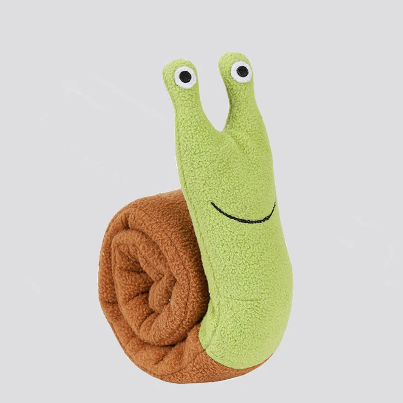 Squeaky Snail Plush Dog Toy In - огляд і ціна Dog Puzzle Feeder Toy